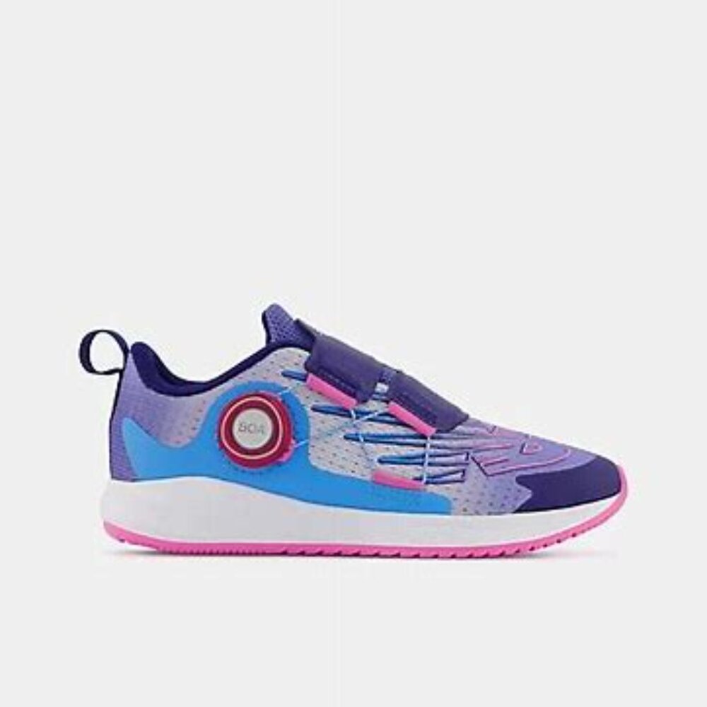 Size 5 Youth New Balance Sneakers Blue and Pink Athletic Design